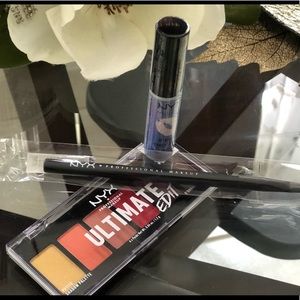 NYX Eyeshadow/Eyeliner Brush/Lip magic